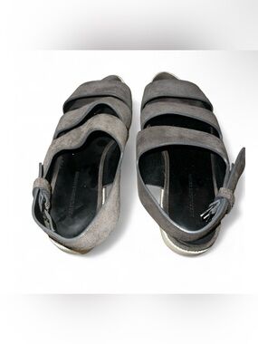 Alexander Wang Gray Suede Alisha Sandals
